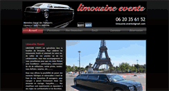 Desktop Screenshot of limousine-events.fr